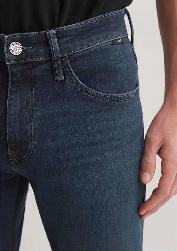 Mavi MARCUS Dark Shaded Lux Black Denim Erkek Kot Pantolon