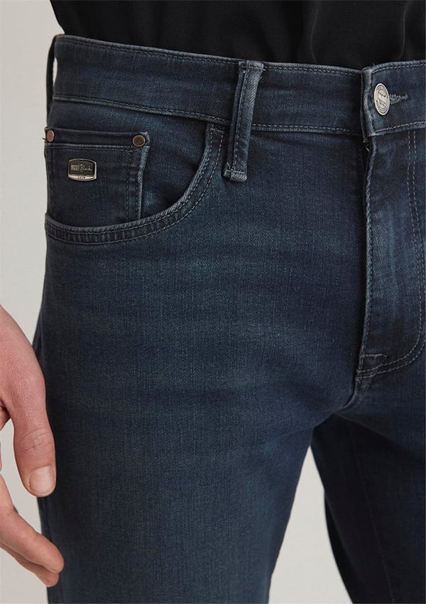 Mavi MARCUS Dark Shaded Lux Black Denim Erkek Kot Pantolon