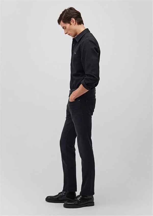 Mavi MARCUS Deep Smoke Mavi Black Denim Erkek Kot Pantolon
