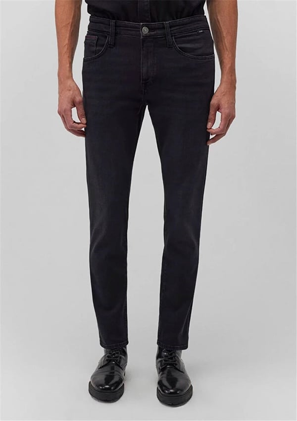 Mavi MARCUS Deep Smoke Mavi Black Denim Erkek Kot Pantolon