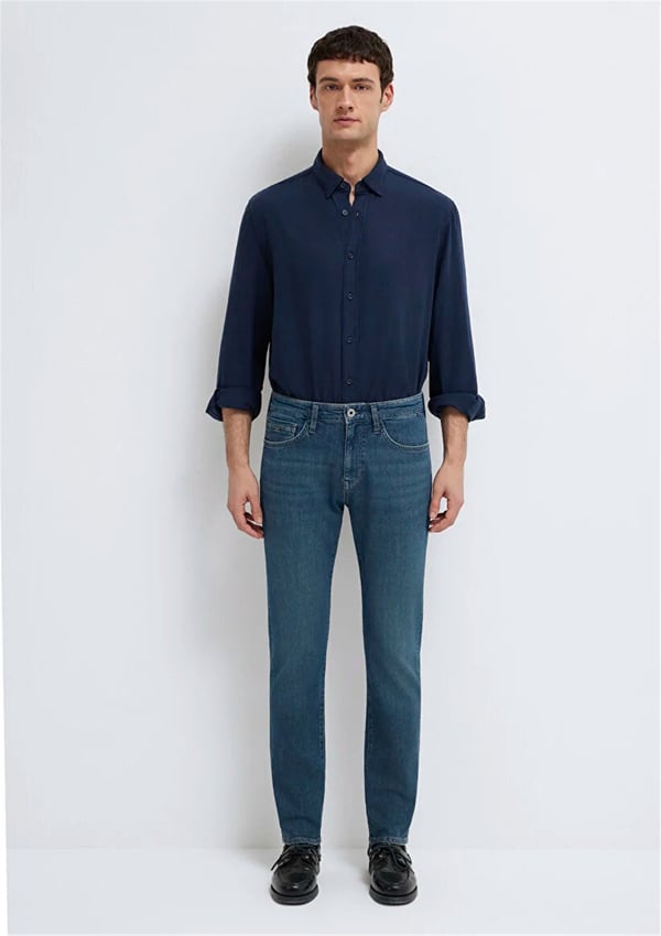 Mavi MARCUS Mid Cooper Blue Mavi Pro Denim Erkek Kot Pantolon