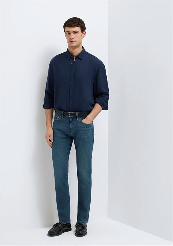 Mavi MARCUS Mid Cooper Blue Mavi Pro Denim Erkek Kot Pantolon