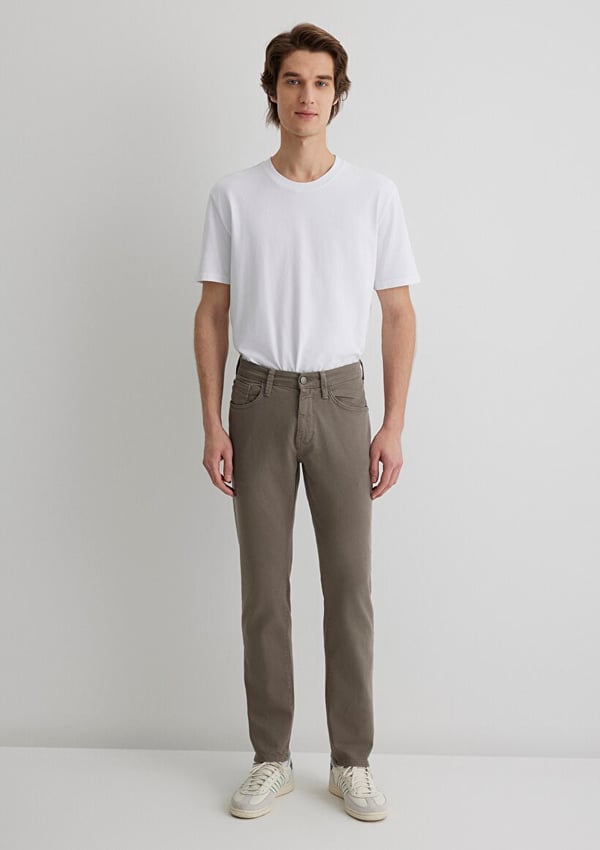 Mavi MARCUS Smokey Olive Comfort Kahverengi Erkek Kot Pantolon