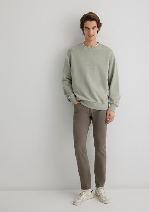 Mavi MARCUS Smokey Olive Comfort Kahverengi Erkek Kot Pantolon