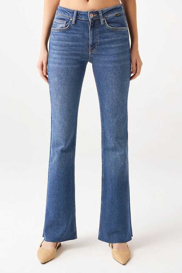 Mavi MARIA Dark Blue Gold Denim Denim Kadın Kot Pantolon