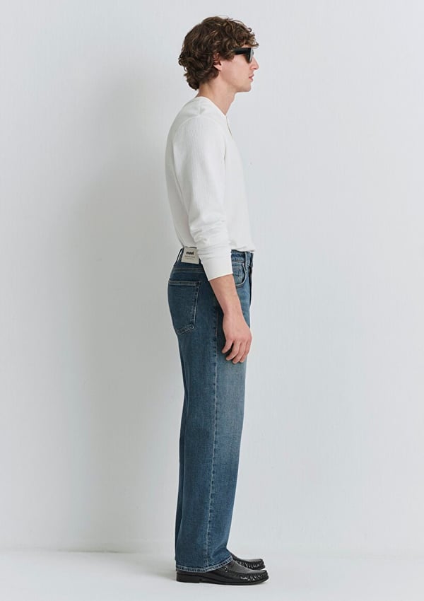 Mavi MARLON Classic Denim Puslu Mavi Denim Erkek Kot Pantolon