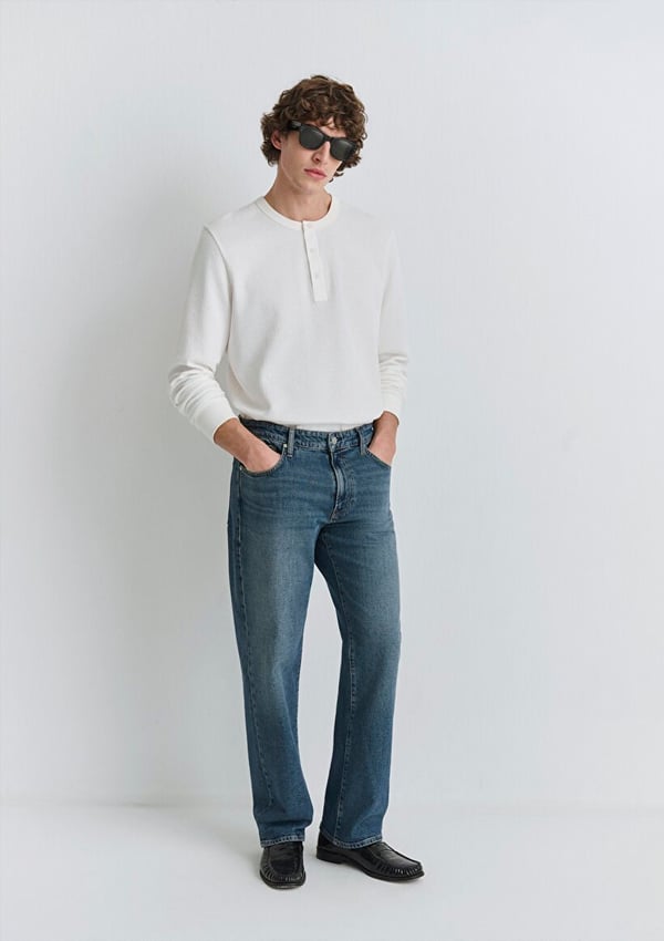 Mavi MARLON Classic Denim Puslu Mavi Denim Erkek Kot Pantolon