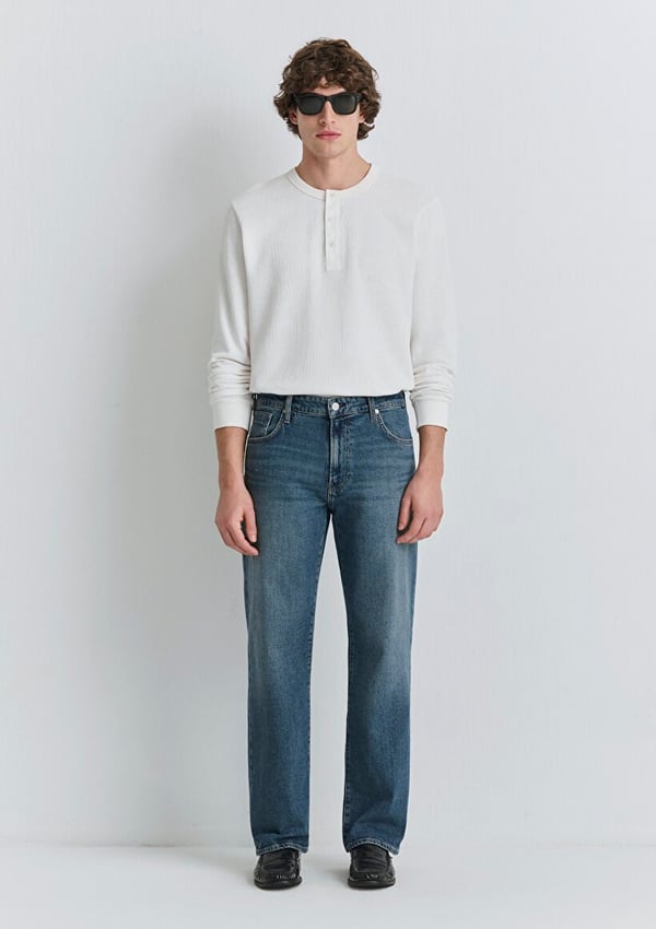 Mavi MARLON Classic Denim Puslu Mavi Denim Erkek Kot Pantolon