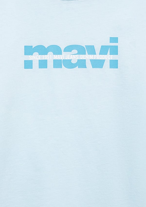 Mavi MAVİ BASKILI LOGO TİŞÖRT Delicate Blue Açık Mavi Erkek Çocuk T-Shirt