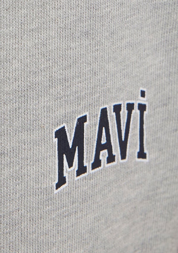 Mavi MAVİ BASKILI ŞORT Gri Melanj Gri Erkek Şort