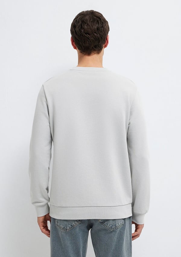 Mavi MAVi BASKiLi SWEATSHiRT Acik Gri Gri Erkek Sweatshirt