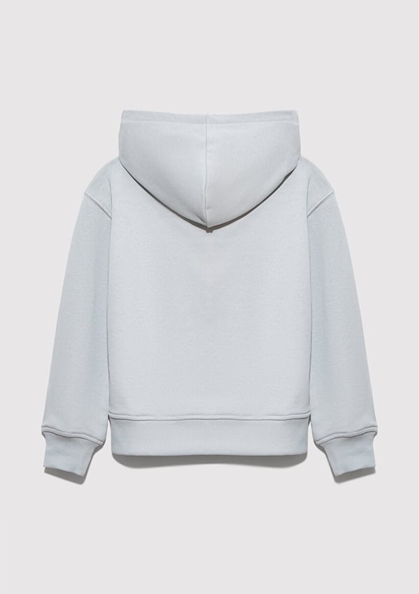Mavi MAVİ BASKILI SWEATSHIRT Açık Gri Gri Kız Çocuk Sweatshirt