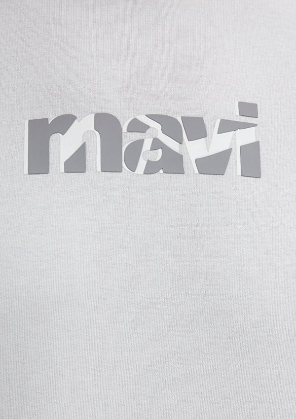 Mavi MAVi BASKiLi SWEATSHiRT Acik Gri Gri Erkek Sweatshirt
