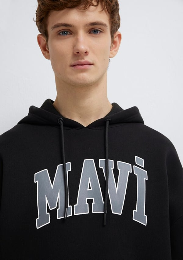 Mavi MAVİ BASKILI SWEATSHIRT Black Siyah Erkek Sweatshirt