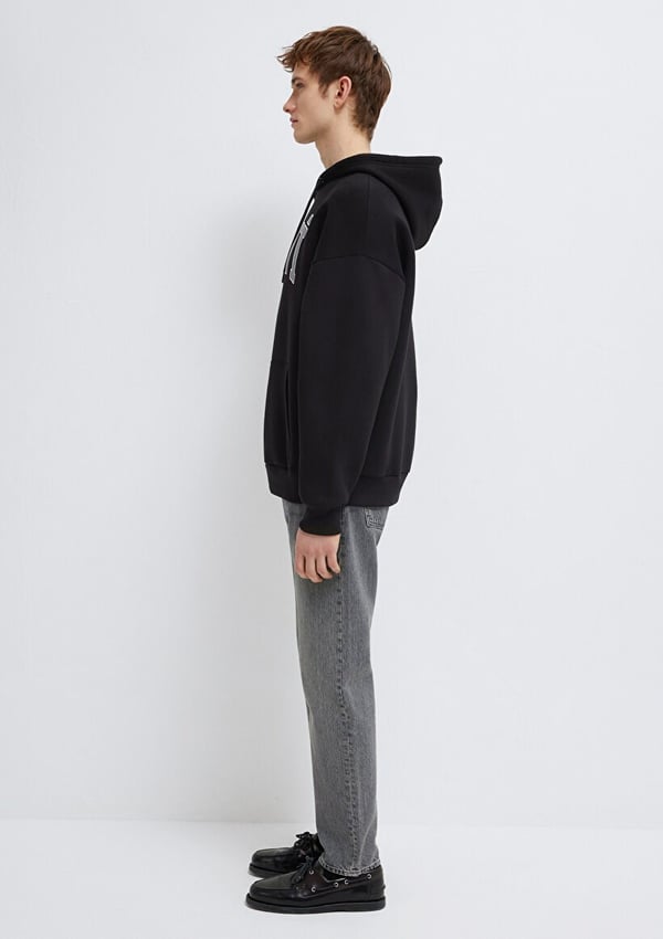 Mavi MAVİ BASKILI SWEATSHIRT Black Siyah Erkek Sweatshirt
