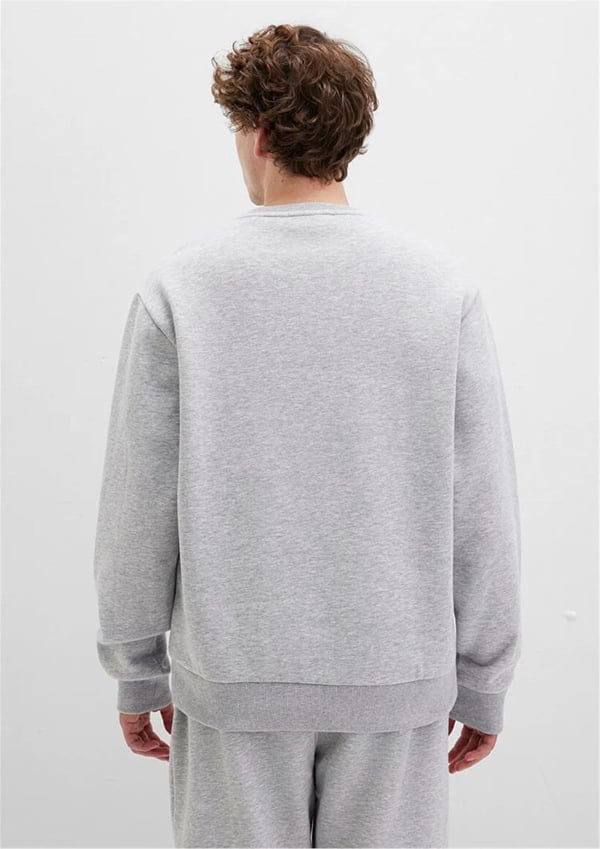 Mavi MAVi BASKiLi SWEATSHiRT Gri Melanj Gri Erkek Sweatshirt