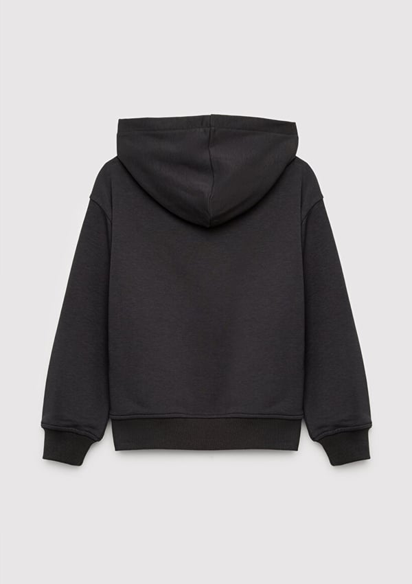 Mavi MAVİ BASKILI SWEATSHIRT Kömür Antrasit Kız Çocuk Sweatshirt