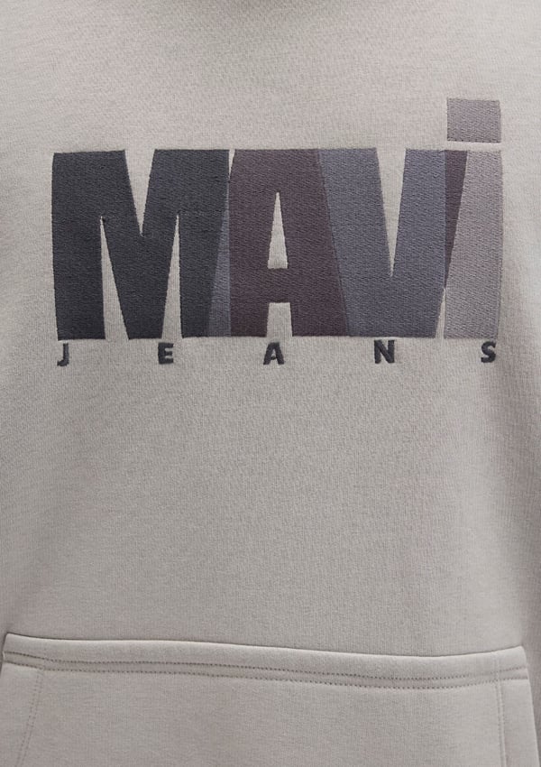 Mavi MAVi BASKiLi SWEATSHiRT Mineral Gri Gri Erkek Sweatshirt