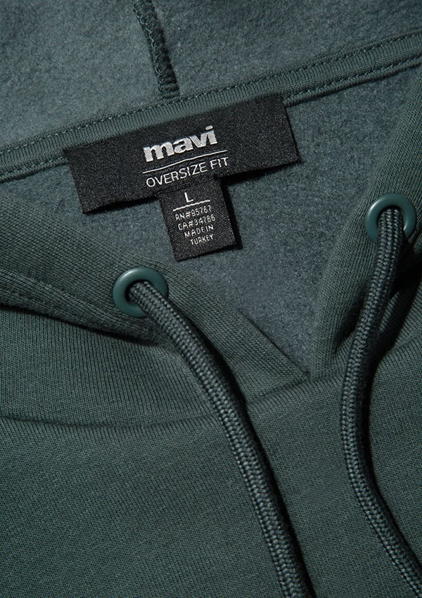 Mavi MAVi BASKiLi SWEATSHiRT Yosun YeSili Petrol Erkek Sweatshirt