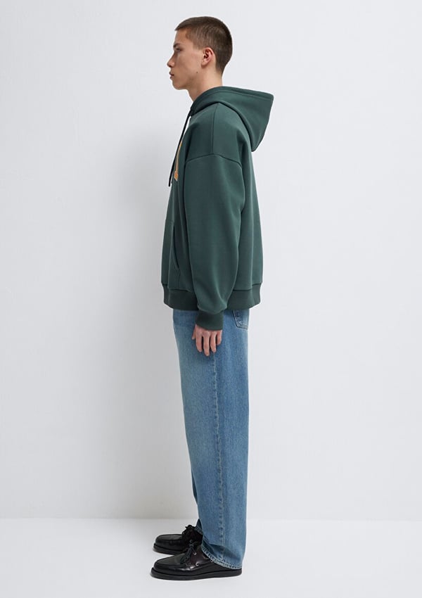 Mavi MAVi BASKiLi SWEATSHiRT Yosun YeSili Petrol Erkek Sweatshirt