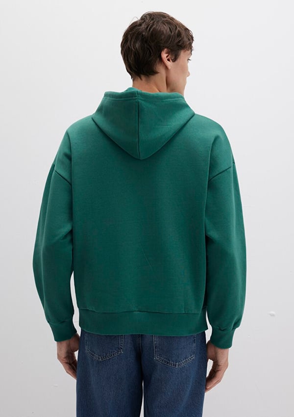 Mavi MAVİ BASKILI SWEATSHIRT   Zümrüt Yeşil Yeşil Erkek Sweatshirt