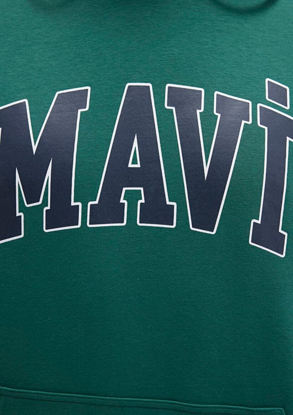 Mavi MAVİ BASKILI SWEATSHIRT   Zümrüt Yeşil Yeşil Erkek Sweatshirt