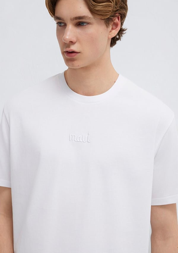 Mavi MAVİ BASKILI TİŞÖRT Beyaz Beyaz Erkek T-Shirt