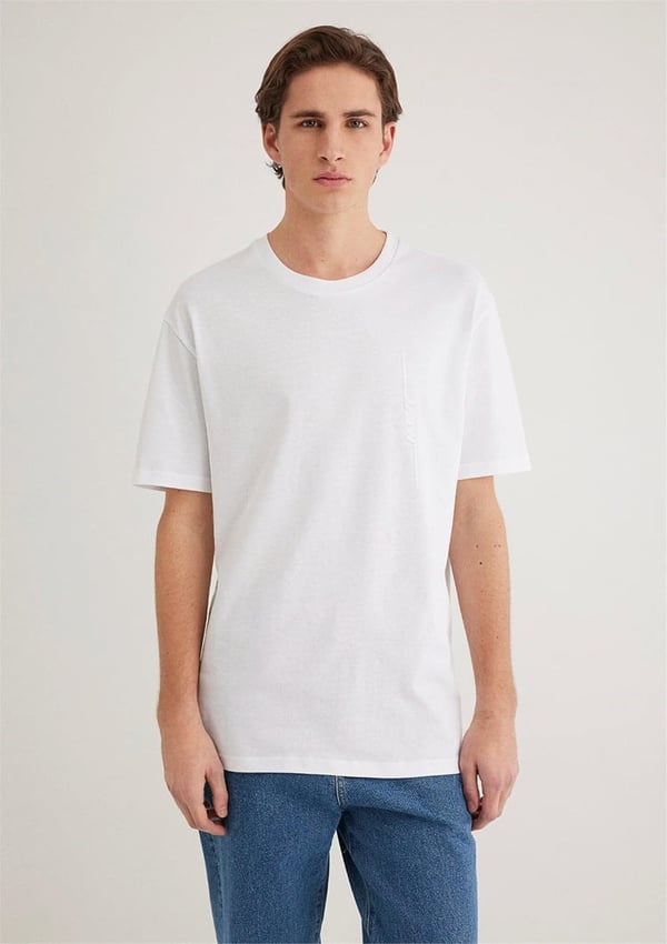 Mavi MAVi BASKiLi TİŞÖRT Beyaz Beyaz Erkek T-Shirt