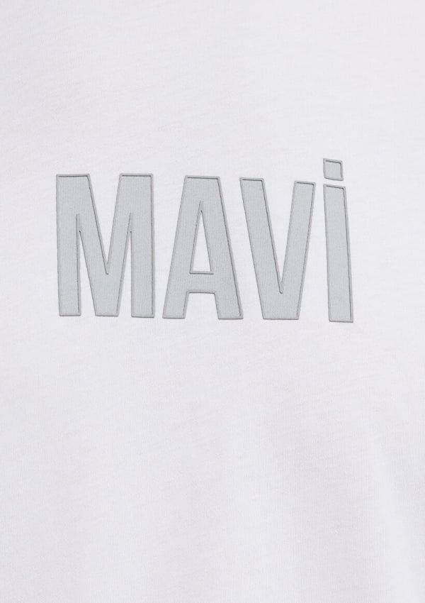 Mavi MAVİ BASKILI TİŞÖRT Beyaz Beyaz Erkek T-Shirt