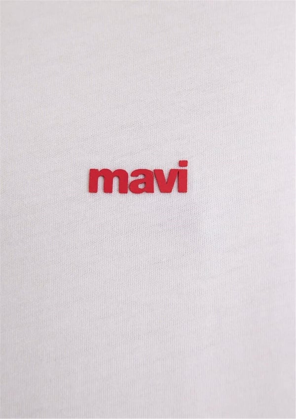 Mavi MAVi BASKiLi TİŞÖRT Beyaz Beyaz Erkek T-Shirt