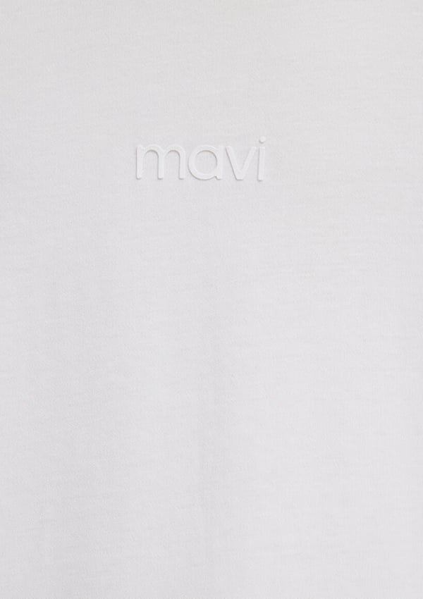 Mavi MAVİ BASKILI TİŞÖRT Hindistan Cevizi Kırık Beyaz Erkek T-Shirt