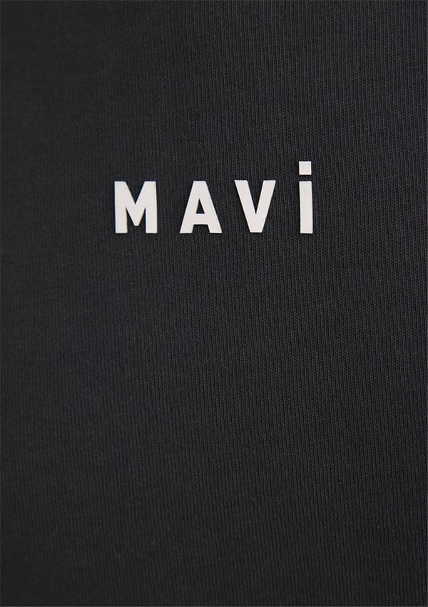 Mavi MAVI BASKILI TİŞÖRT Kömür Siyah Kadın T-Shirt