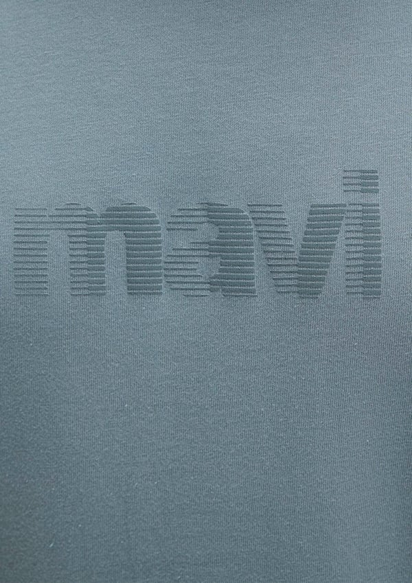 Mavi MAVİ BASKILI TİŞÖRT Kurşun Gri Açık Mavi Erkek T-Shirt