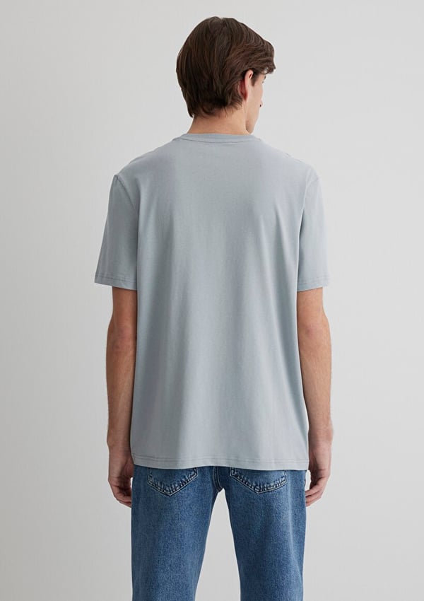 Mavi MAVİ BASKILI TİŞÖRT Mineral Gri Gri Erkek T-Shirt