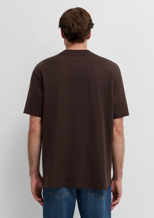 Mavi MAVİ BASKILI TİŞÖRT MolÃ© Kahverengi Erkek T-Shirt