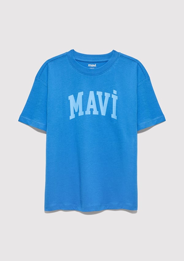 Mavi MAVİ BASKILI TİŞÖRT Palace Blue Mavi Erkek Çocuk T-Shirt