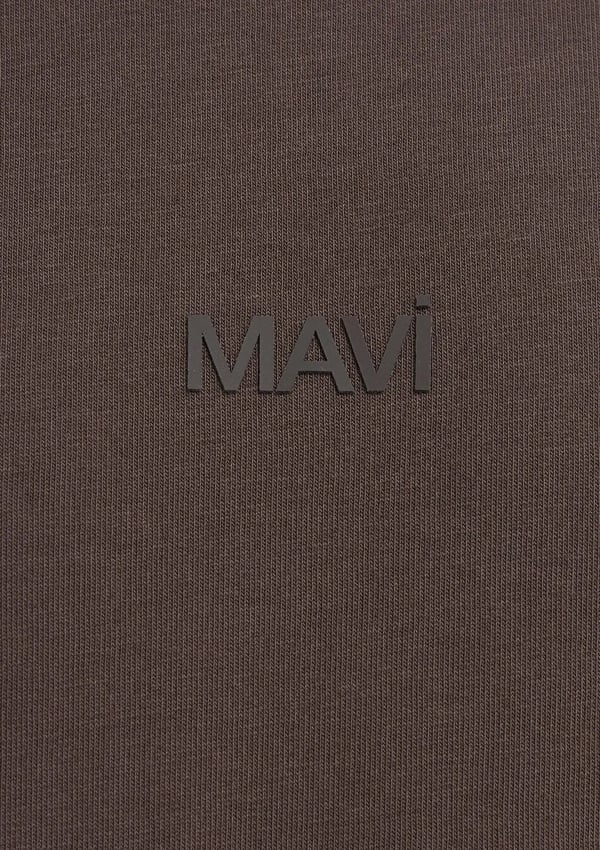 Mavi MAVi BASKiLi TİŞÖRT Seal Brown Kahverengi Erkek T-Shirt