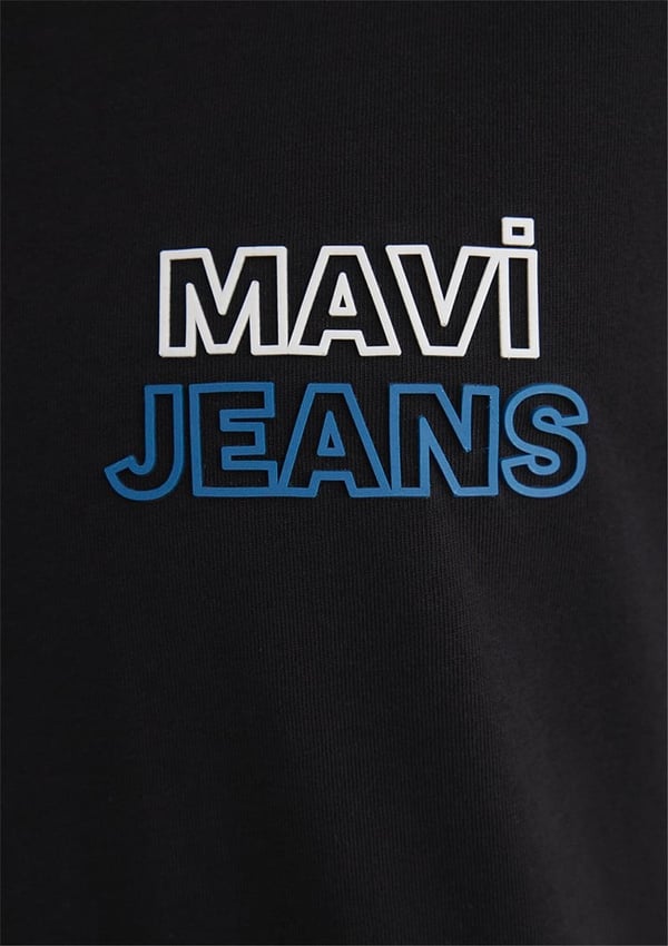 Mavi MAVİ BASKILI TİŞÖRT   Siyah Siyah Erkek T-Shirt