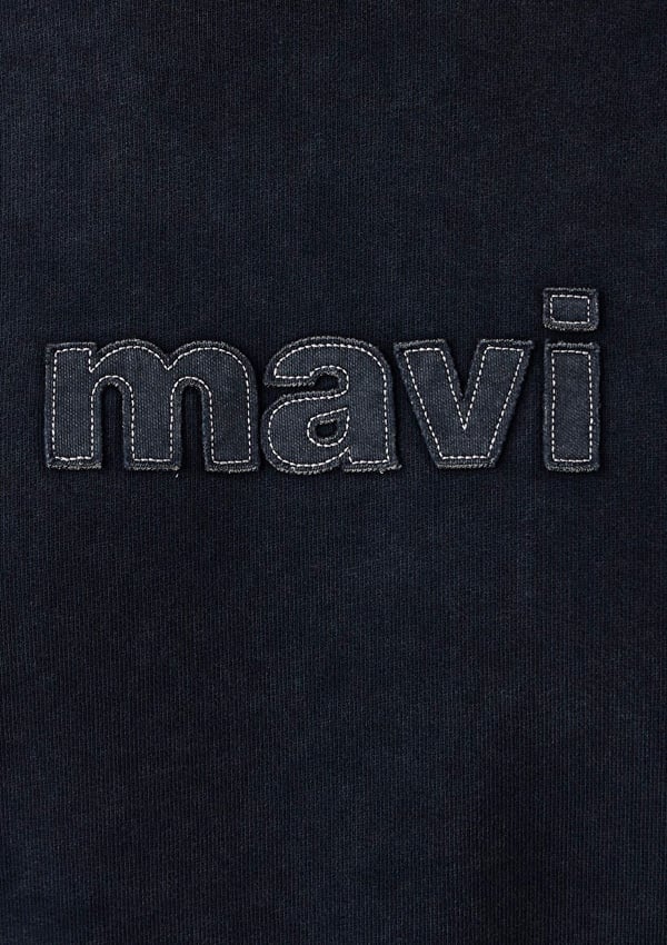 Mavi MAVİ BİSİKLET YAKA SWEATSHIRT Dark Navy Lacivert Erkek Sweatshirt