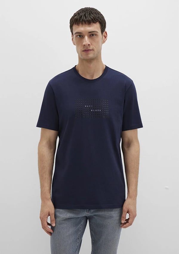 Mavi MAVi BLACK TİŞÖRT Baritone Blue Lacivert Erkek T-Shirt