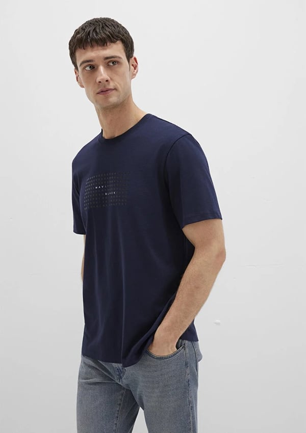 Mavi MAVi BLACK TİŞÖRT Baritone Blue Lacivert Erkek T-Shirt