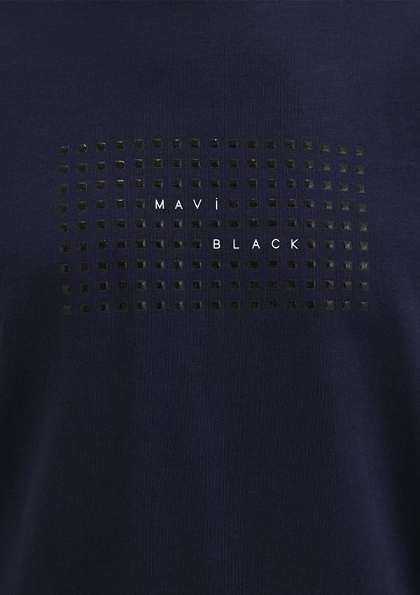 Mavi MAVi BLACK TİŞÖRT Baritone Blue Lacivert Erkek T-Shirt