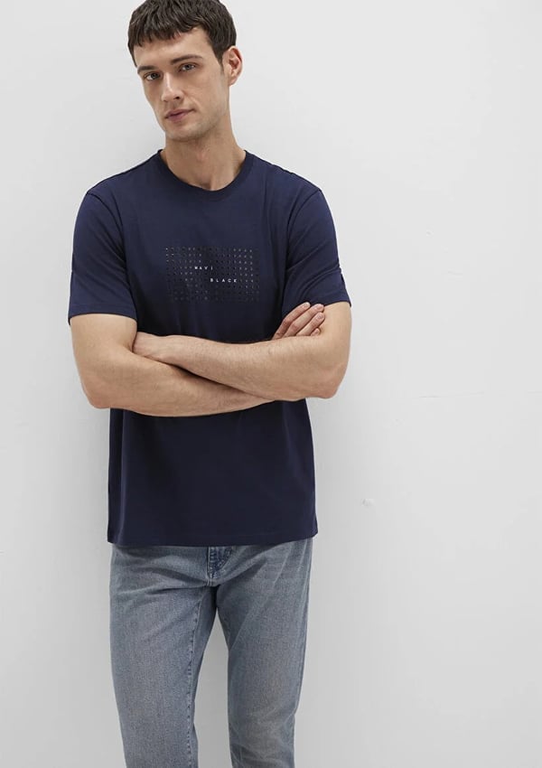 Mavi MAVi BLACK TİŞÖRT Baritone Blue Lacivert Erkek T-Shirt