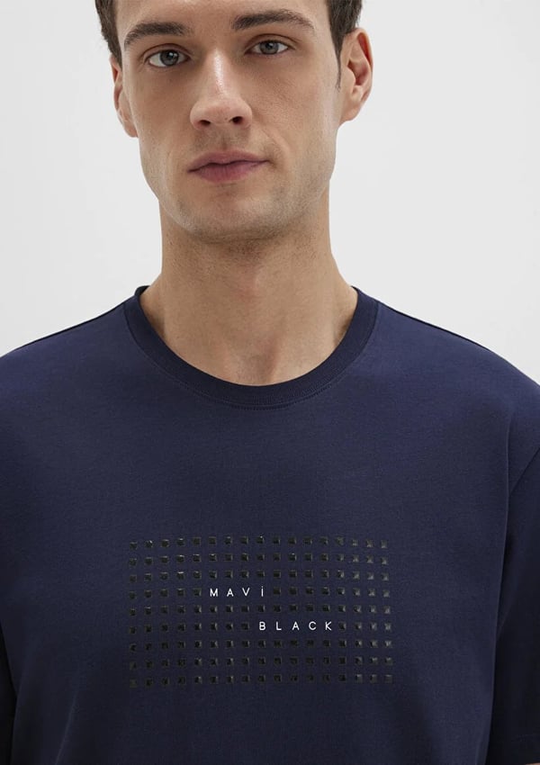 Mavi MAVi BLACK TİŞÖRT Baritone Blue Lacivert Erkek T-Shirt