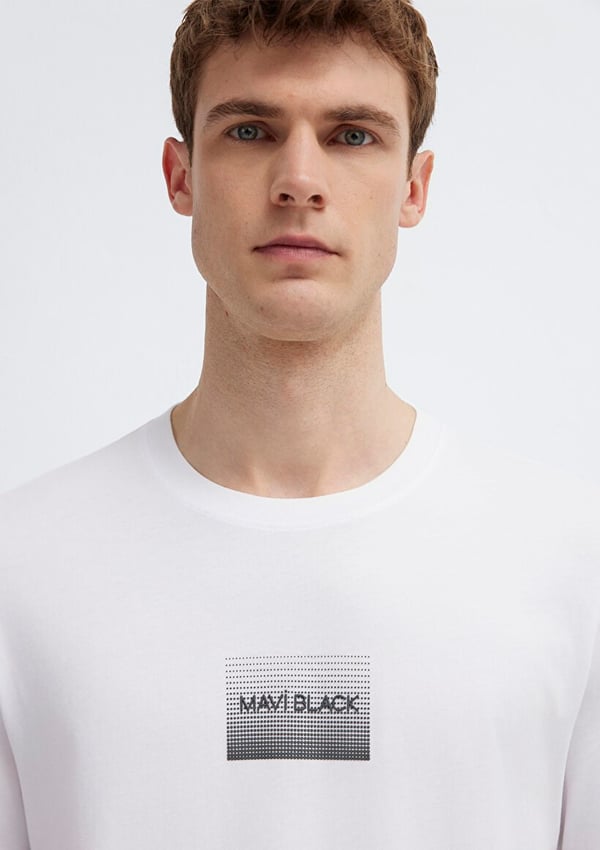 Mavi MAVİ BLACK TİŞÖRT Beyaz Beyaz Erkek T-Shirt