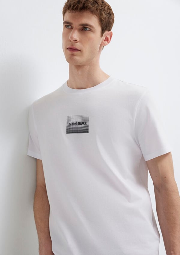 Mavi MAVİ BLACK TİŞÖRT Beyaz Beyaz Erkek T-Shirt