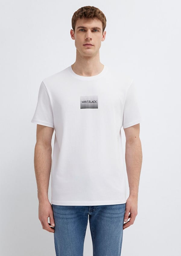 Mavi MAVİ BLACK TİŞÖRT Beyaz Beyaz Erkek T-Shirt