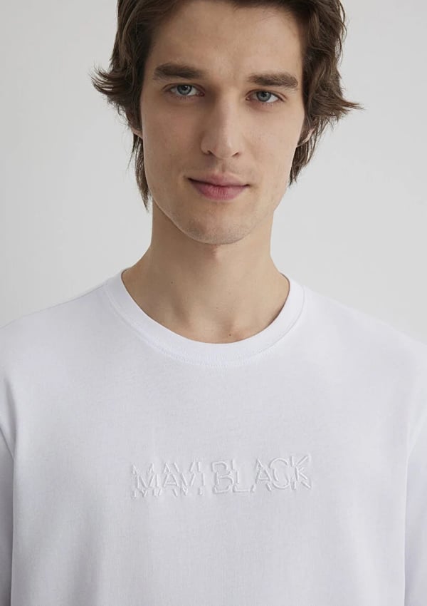 Mavi MAVi BLACK TİŞÖRT Beyaz Beyaz Erkek T-Shirt