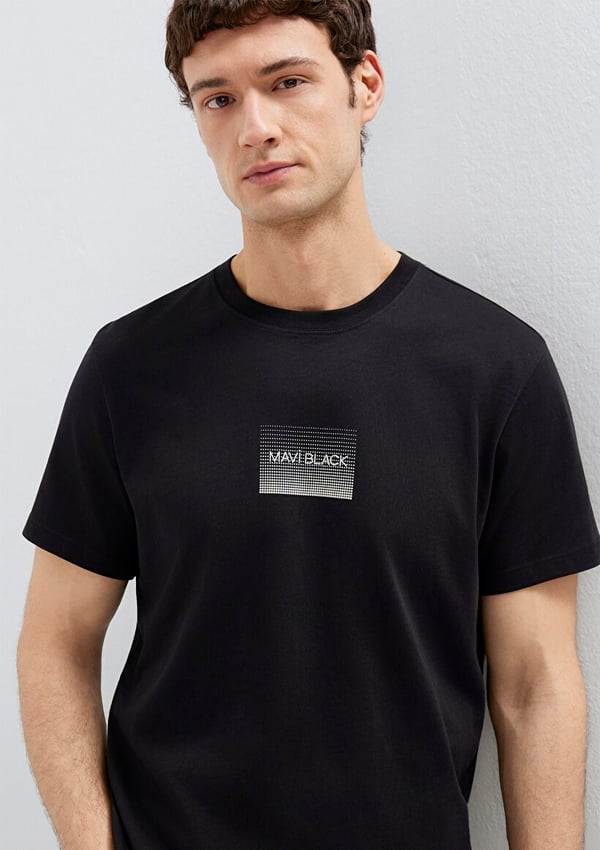 Mavi MAVİ BLACK TİŞÖRT Jet Siyah Siyah Erkek T-Shirt