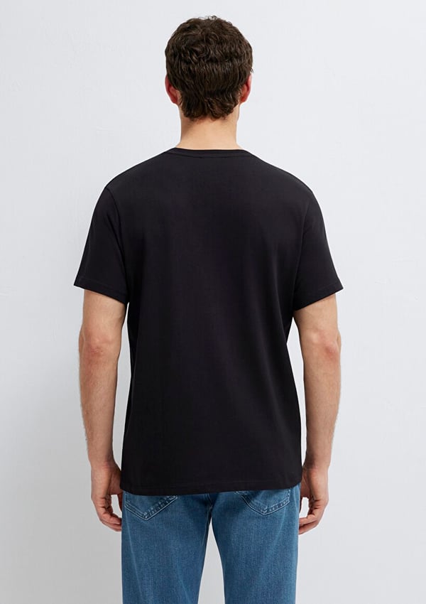 Mavi MAVİ BLACK TİŞÖRT Jet Siyah Siyah Erkek T-Shirt